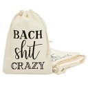 Sparkle and Bash 12-Pack Drawstring Party Favor Bags for Bachelorette, Bachelor, Bridal Shower, Hangover Recovery Kit (Cotton, 6x8 in)