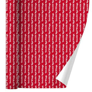 GRAPHICS MORE NHL Detroit Red Wings Logo Gift Wrap Wrapping Paper Rolls