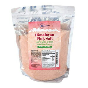 ヒマラヤ ピンク ソルト、極細粒 5 ポンド Himalayan Pink Salt, Extra Fine Grain 5 lb.