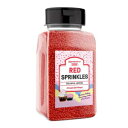 CȂԂXvNAՂɍœKAprVF[J[{gAfU[gfR[V Unpretentious Red Sprinkles, Perfect for Festivities, Multi-Use Shaker Bottle, Dessert Decorating