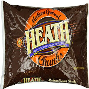 クラッシュヒースバーチャンク、5ポンド袋（2個パック） Crushed Heath Bar Chunks, 5 Pound Bags (Pack of 2)