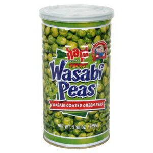 わさびグリーンピースホット缶（12個入） Wasabi Green Peas Hot Can (Pack of 12)