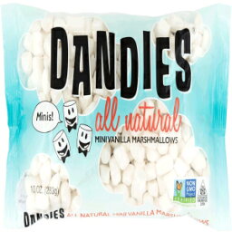 10 オンス (4 個パック)、ダンディーズ - ミニ - ビーガン マシュマロ、バニラ、10 オンス (4 個パック) 10 Ounce (Pack of 4), Dandies - Minis - Vegan Marshmallows, Vanilla, 10 Ounce (Pack of 4)