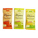 Chimes のジンジャーチュー - バラエティ 3 パック - オリジナル マンゴー オレンジ Chimes 039 Ginger Chews - Variety 3 Pack - Original, Mango, and Orange