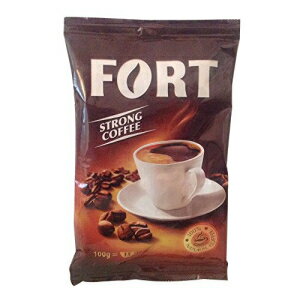 եȥҡ͵Υ롼ޥ˥Υȥ󥰥饦ɥҡ100= 15å Fort Coffee Popular Romanian Strong Ground Coffee 100 Grams = 15 Cups