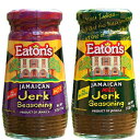 イートンのジャマイカHOTおよびMILDジャークシーズニング11オンス（2パック） Eaton 039 s Jamaican HOT and MILD Jerk Seasoning 11oz (Pack of 2)