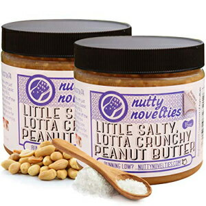 Nutty Novelties 少し塩味、ロッタクランチピーナッツバター - 高タンパク質、低糖の健康的なピーナッ..