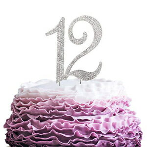 LINGPAR12Фȥåѡ-ǹΥꥹ饤󥹥ȡ뺧12ǯޤ12ФΥȥåѡѡƥǥ졼󥷥С LINGPAR 12 Years Birthday Cake Topper - New Best Crystal Rhinestone 12th Wedding Anniversary Or 12