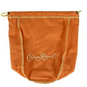 オレンジクラウンロイヤルバッグ（巾着付き）-収納ギフトバッグに最適シフトブーツキャリングダイスまたはゲームフェルト生地の縫製-クラウンピーチボトルから Orange Crown Royal Bag w/Drawstring - Perfect for Storage Gift Bags Shiftboot Carrying Dice