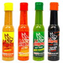  y[i zbg\[X oGeB | `es nol O[ƃlO | 5IX{g | nhCh | TT sJe 4 pbN La Perrona Hot Sauce Variety | Chiltepin Habanero Green and Negra | 5 Ounce Bottles