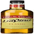 ダヴィンチ フレンチバニラシロップ 750ml瓶(プラスチック) Da Vinci French Vanilla Syrup , 750 ml Bottle (Plastic)