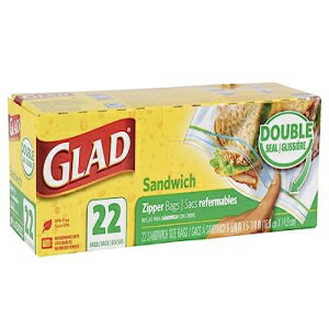 ObhTh Wbp[(22ܓ) Glad Sandwich Zipper Bags (22 Bags in 1 Package)