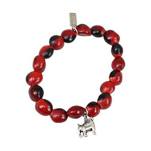 puhbO`[ayYMtgAy[̍K^HuayruroԂq-EvelynBrooksɂWG[ EvelynBrooksDesigns English Bulldog Charm Birthday Souvenir Gift with Peruvian Good Luck Huayruro Red Seeds - Handmade Jewelry By