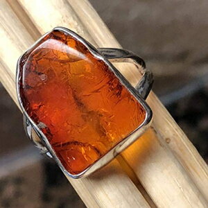 i`ogAo[925\bhX^[OVo[OTCY8.25 Natural Rocks by Kala Natural Baltic Amber 925 Solid Sterling Silver Ring Size 8.25