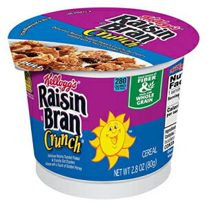 ケロッグ レーズン ブラン クランチ カップ入りシリアル 2.8 オンス 6 カラット Kellogg 039 s Raisin Bran Crunch Cereal-in-a-Cup-2.8 oz, 6 ct