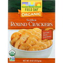 Field Day I[KjbN S[f Eh NbJ[A8 IX Field Day Organic Golden Round Crackers, 8 oz