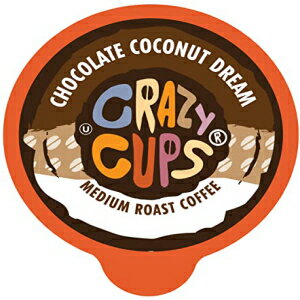 Crazy Cups 塼ꥰ K åץޥѥե졼Сҡ祳졼ȥʥåĥɥ꡼ࡢۥåȤޤϥɥ󥯡󥰥륵 22 ġꥵǽʥݥå Crazy Cups Flavored Coffee for Keurig K-Cup Machines, Choco...