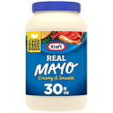29.99 Fl Oz (Pack of 1), Real Mayo, Kraft Real Mayo Creamy Smooth Mayonnaise - Classic Spreadable Condiment for Sandwiches, Salads and Dips, Made with Cage-Free Eggs, For a Keto and Low Carb Lifestyle, 30 f