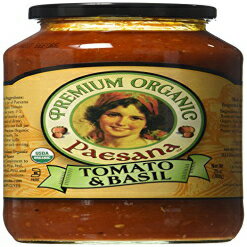 pGTi\[X I[KjbNg}goW 25IX - 6pbN Paesana Sauce Organic Tomato Basil 25 Oz - Pack of 6