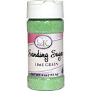 CKプロダクツ ケーキデコレーションサンディングシュガーボトル 113.4g ライムグリーン CK Products Cake Decorating Sanding Sugar Bottle, 4 oz, Lime Green