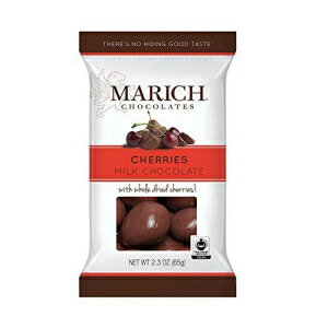 マリッチ チョコレート チェリー、2.3 オンス (12 個パック) Marich Chocolate Cherries, 2.3-Ounce (Pack of 12)