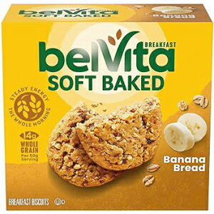 (3SET) 5 カウント (1 個パック)、belVita ソフトベイクドバナナブレッド朝食用ビスケット、5 パック (1 パックあたり 1 ビスケット) 5 Count (Pack of 1), belVita Soft Baked Banana Bread Breakfast Biscuits, 5 Packs (1 Biscuit