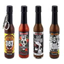 マッドドッグ 357 EXTREME 4本 ホットソース ギフトセット Mad Dog 357 EXTREME Four Bottle Hot Sauce Gi...