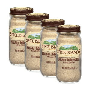 Island Spice Spice Islands Beau Monde シーズニング、3.5 オンス (4 個パック) Island Spice Spice Islands Beau Monde Seasoning, 3.5 Ounce (Pack of 4)