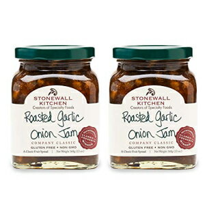 ストーンウォールキッチンローストガーリックオニオンジャム、13オンス（2パック） Stonewall Kitchen Roasted Garlic Onion Jam, 13 Ounces (Pack of 2)