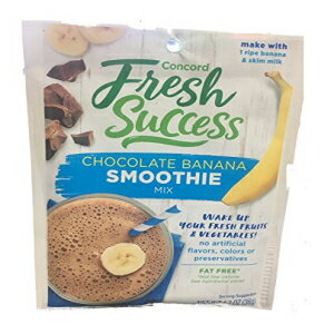 Concord Foods チョコレートバナナスムージーミックス、1.3オンスポーチ（18ポーチのお買い得パック） Concord Foods Chocolate Banana Smoothie Mix, 1.3 oz Pouch (VALUE Pack of 18 Pouches)