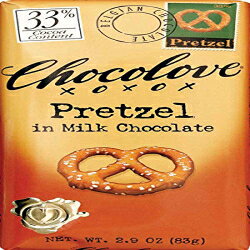 Chocolove ~N`R[gAvbcFA3.2 IX (12 pbN) Chocolove Milk Chocolate, Pretzel, 3.2 Ounce (Pack of 12)