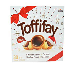 Toffifay、ホリデー 30 個ボックス、8.8 オンス Toffifay, Holiday 30 Piceces Box, 8.8 Ounce