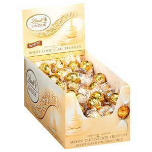  LINDOR ۥ磻ȥ祳졼ȥȥ 120 Lindt LINDOR White Chocolate Truffles ,...