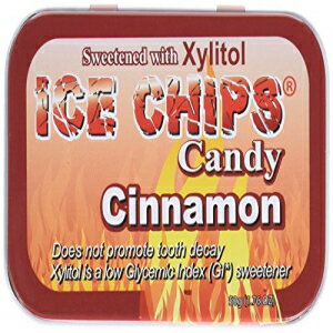 Ice Chips 手作りキャンディ缶シナモン - 1.76 オンス Ice Chips Hand Crafted Candy Tin Cinnamon - 1.76 oz