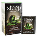 Bigelow Steep I[KjbN sA O[ JtFCX eB[ (6x20 ) Bigelow Steep Organic Pure Green Decaffeinated Tea (6x20 Bag)