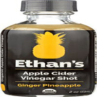 Ethans, アップルサイダービネガーショットジンジャーパイナップル、2液量オンス Ethans, Apple Cider ..