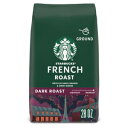スターバックス グラウンド コーヒー - ダーク ロースト コーヒー - フレンチ ロースト - 100% アラビカ - 1 袋 (28 オンス) - (パッケージは異なる場合があります) Starbucks Ground Coffee—Dark Roast Coffee—French Roast—100% Arabic