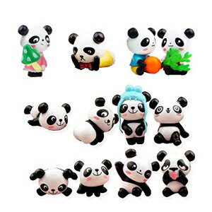 楽天Glomarketパンダ人形 ミニパンダおもちゃ パンダケーキデコレーション かわいいパンダの誕生日パーティーデコレーション （12個/1セット） Panda Doll Mini Panda Toy Panda Cake Decoration Cute Panda Birthday Party Decorations （12pcs/1 Set）