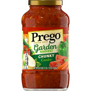 Prego Garden Harvest R{ C^A\[XA24 IX (12 pbN) Prego Garden Harvest Combo Italian Sauce, 24 Ounce (Pack of 12)