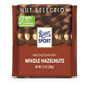 楽天Glomarketリッタースポーツ ナッツ入りチョコレートバー （ヘーゼルナッツ入りミルクチョコレート、3.5オンス （10個パック） Ritter Sport Chocolate Bars with Nuts （Milk Chocolate with Hazelnuts, 3.5 Ounce （Pack of 10）