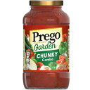 vSpX^\[XAYbL[jAjWAs[}̃K[fn[xXg`L[g}g\[XR{A23.75IXW[ Prego Pasta Sauce, Garden Harvest Chunky Tomato Sauce Combo with Zucchini, Carrots, and Green Peppers, 23.75 Ounce
