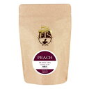 English Tea Store フレーバー紅茶、ピーチ、4オンス English Tea Store Flavored Black Tea, Peach, 4 Ounce