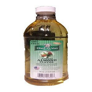 Chef-O-Van 天然香料エキス、人工アーモンドフレーバー、16 オンス Chef-O-Van Natural Flavoring Extracts, Artificial Almond Flavor, 16 Ounce