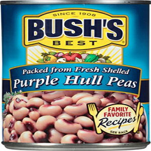 Bush's Best パープルハルエンドウ豆、15.8オンス (12缶) Bush's Best Purple Hull Peas, 15.8 oz (12 ..