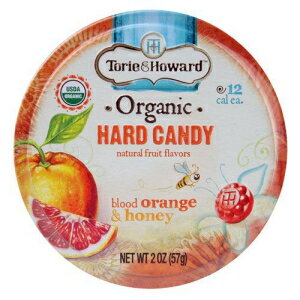 楽天Glomarketトリー＆ハワード オーガニックハードキャンディ ブラッドオレンジ＆ハニー 56.7g 。缶 - 3PC Torie & Howard Organic Hard Candy Blood Orange & Honey 2 oz. tins - 3PC