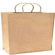 CobO NtgobOACXsbcp 5.25C` x 3.25C` x 13C` MtgobOANtgobO (50) Wine Bags Kraft Bags, for Wine Spirits 5.25