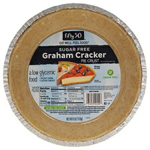 Fifty50 Foods シュガーフリー すぐに食べられるグラハムクラッカーパイクラスト 6オンス (6個パック) Fifty50 Foods Sugar Free Ready to Eat Graham Cracker Pie Crust, 6 Ounce (Pack of 6)