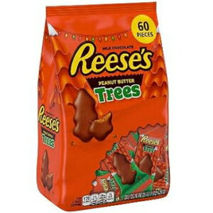 Reese's Holiday ピーナッツバターツリー 38 オンス 60枚入(1パック) Reese's Holiday Peanut Butter Trees 38 Oz. 60 Pieces, (Pack of 1)