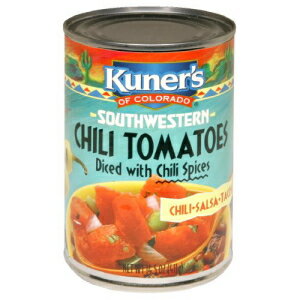 Kuner's ȥޥȡ14.5  (12 ĥѥå) Kuner's Chili Tomatoes, 14.5-Ounce (Pack of 12)