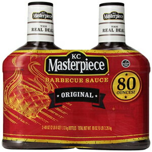 KCマスターピース オリジナルソース BBQ 80オンス KC Masterpiece Original Sauce, BBQ, 80 Ounce